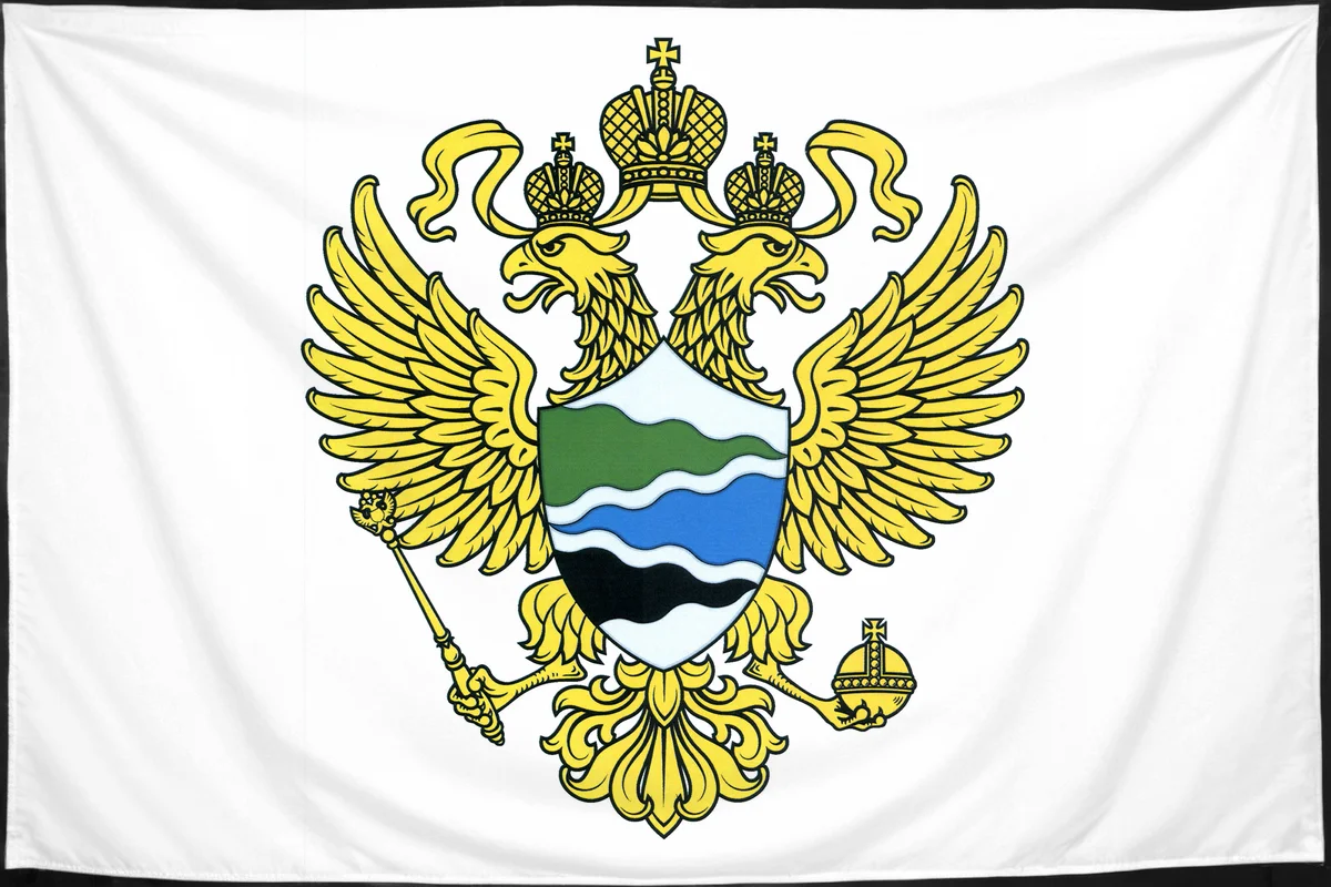 Флаг: Министерство природных ресурсов и экологии Российской Федерации